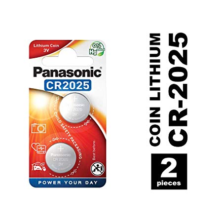 Panasonic Specialist Lithium Coin Batteries Cr2025L X 2