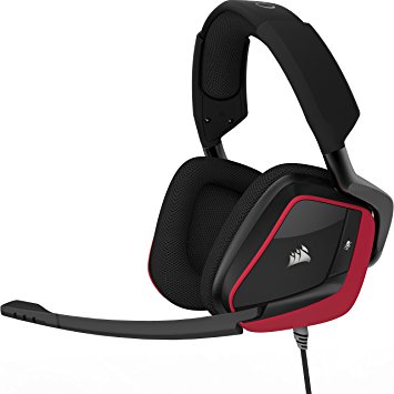 Corsair VOID PRO Surround Analog/USB Dolby 7.1 Premium Gaming Headset - Red
