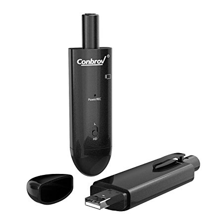 Mini Portable Spy Hidden Camera-Conbrov 720P HD Pocket Digital Video Recorder Small Wearable Camcorder DV for Personal Body Security Recording