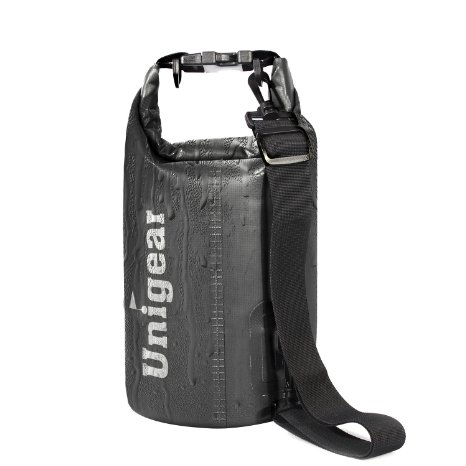 Unigear Dry Bag, Waterproof Bags with Phone Dry Bag and Long Adjustable Shoulder Strap for Boating, Kayaking, Fishing, Rafting, Swimming, Camping and Snowboarding