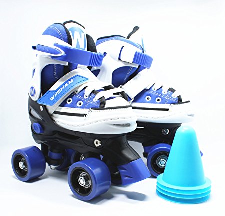 Xtreme Free Fun Roll Adjustable Canvas Roller Skates With Four Piles