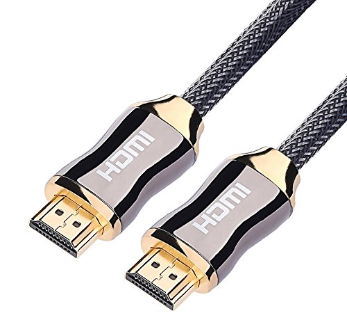 HDMI Cable 25AWG 4K HDMI (6.6ft 25AWG 19 1) Support Ethernet -Golden Plated Connector-Audio Return,Video 4K 2160p,3D,HD 1080P-Xbox PS3 PS4 PC TV Projector