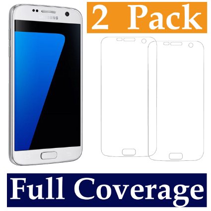 Galaxy S7 Screen Protector, TheCoos Samsung Galaxy S7 Screen Protector [HD Ultra Clear Film] TPU Curved Edge to Edge [Full Screen Coverage][2 Pack]