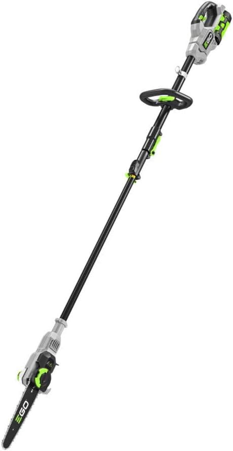 EGO PS1001 10-Inch Telescopic LED Cut Line Indicator Pole Saw Kit, Black