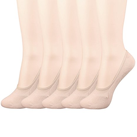 Women Men No-Show Casual Liner Socks Premium Cotton Non Slip Flat Boat Line Shoe Size W:US 8~10