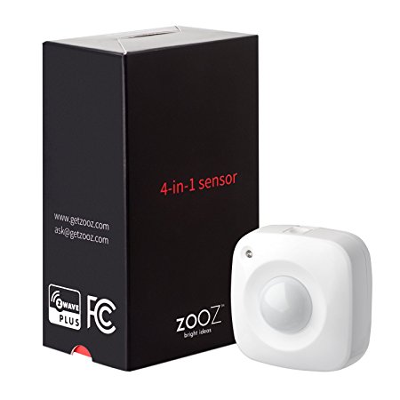 ZOOZ Z-Wave Plus 4-in-1 Sensor ZSE40 VER. 2.0 (Motion/Light / Temperature/Humidity)