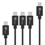 Micro USB Cable Rankie 5-Pack Micro USB Cable High Speed USB 20 A Male to Micro B Sync and Charging Cables for Samsung HTC Motorola Nokia Android and More 1x 1ft 3x 3ft 1x 6ft Black
