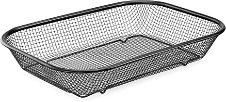 Navaris Oven Air Fry Tray - Non-Stick Grill Rack for Frying, Roasting Chips, Nuggets, Meat, Fish, Poultry, Vegetables - Frying Grill Basket