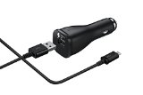 Samsung Car Charger for Samsung Devices - Retail Packaging - Black Sapphire