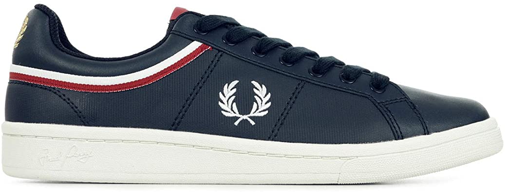 Fred Perry B721 Tipped Collar Leather