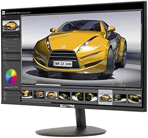 Sceptre 22" Frameless Ultra Thin 1080P LED Monitor Up to 75Hz HDMI VGA Speakers, Freesync Compatible Machine Black 2020 (E225W-1920RS)