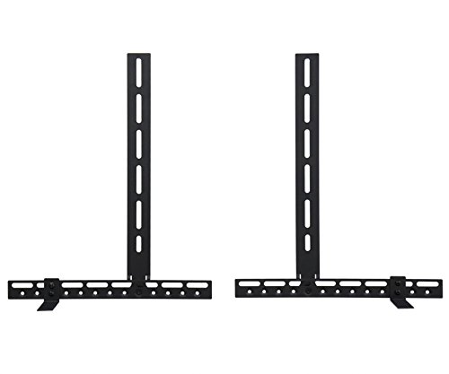 TV Sound Bar Bracket Mount, Position Above or Below TV and With or Without TV Wall Mount