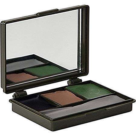 Allen Co 61 Four Color Camo Face Paint, Black/Brown/Green/Grey