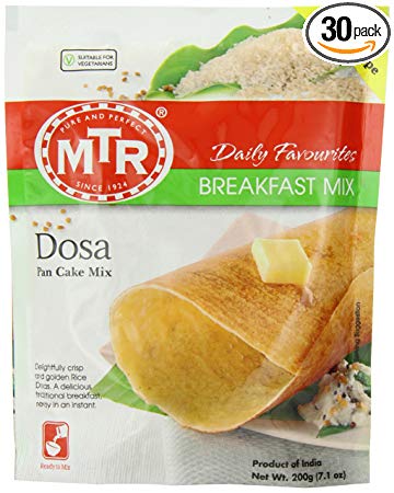 MTR Dosa Pan Cake Mix, 7.1 ounces (Pack of 30)