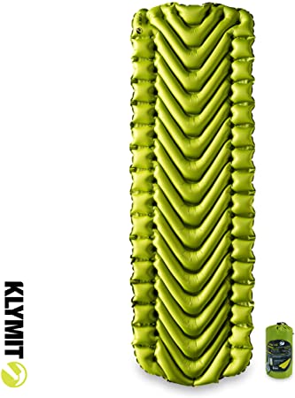 KLYMIT Static V2 Sleeping Pad, Ultralight, (12% Lighter), Great for Camping, Hiking, Travel and Backpacking