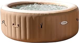 Intex 28428EX Spa hinchable, Beige, 6 Personas