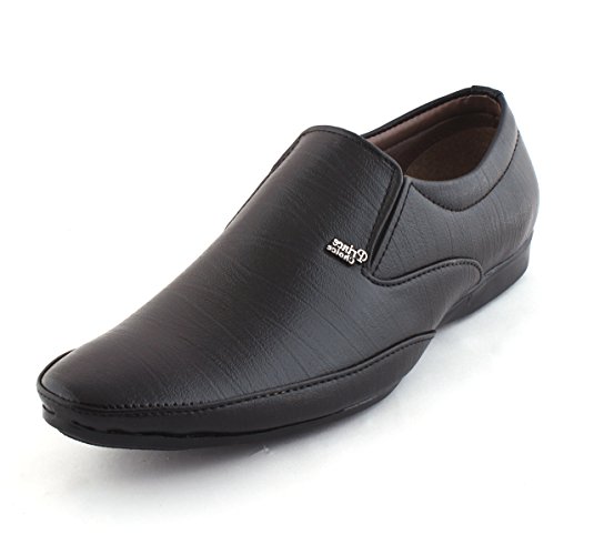 ALESTINO Formal Shoes Men Leather formal Shoes FF109 Black