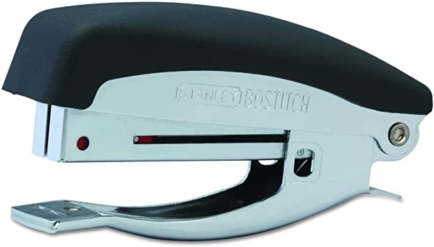 Bostitch Deluxe 20 Sheet Hand-Held Stapler with Anchor Hole, Chrome/Black (42100)