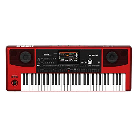 Korg Pa700RD 61-Key Professional Arranger Keyboard (Red)