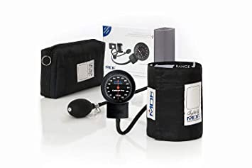 MDF Calibra Pro Aneroid Sphygmomanometer - Blood Pressure Monitor with Adult Sized Cuff Included - Full & Free-Parts-For-Life - Black (MDF808B-11)