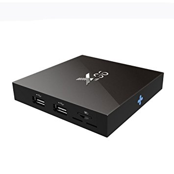 QcoQce X96 Plus X96 Android 6.0 Marshmallow 4K Smart Tv Box, 2G 16G Amlogic S905X Quad Core Set Up Box 4K Wifi LAN Google Streaming Media Player