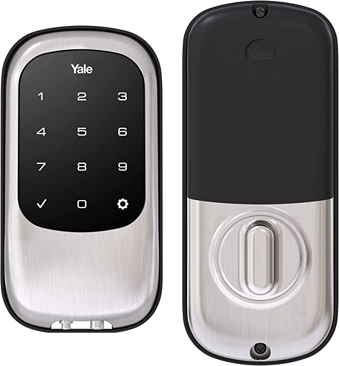 Yale Key-Free Electronic Touchscreen Lock, T1L Classic Design - Satin Nickel