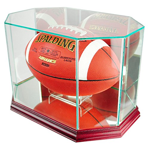 NFL Octagon Football Glass Display Case