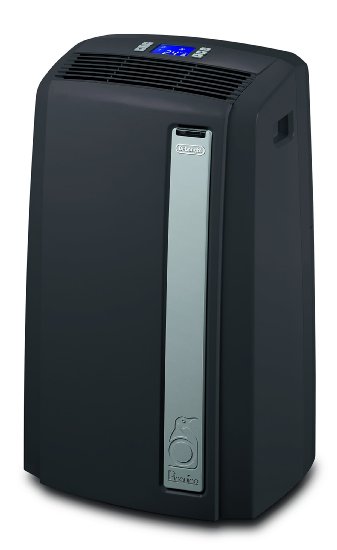 Refurbished Delonghi Pinguino 14,000 4-In-1 BTU Portable Air Conditioner (PACAN140HPECB), Black