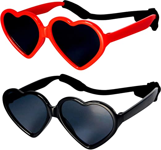 Kd61 Age 0-24 Months Baby Infant Toddler Heart Love Shape Sunglasses