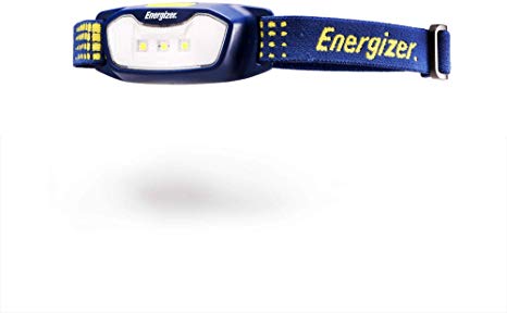 Energizer LED Headlamp Flashlight, High Lumens, for Camping Accessories, Running, Hiking, Hurricane Supplies, Survival Kit Head Lamp, Rechargeable Headlamp Option, Water-Resistant Headlight