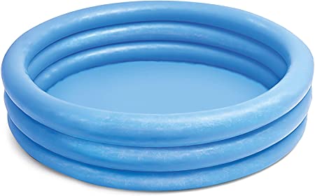 Intex Kinderpool 3-Ring-Pool Crystal Blue, Blau, Ø 147 cm