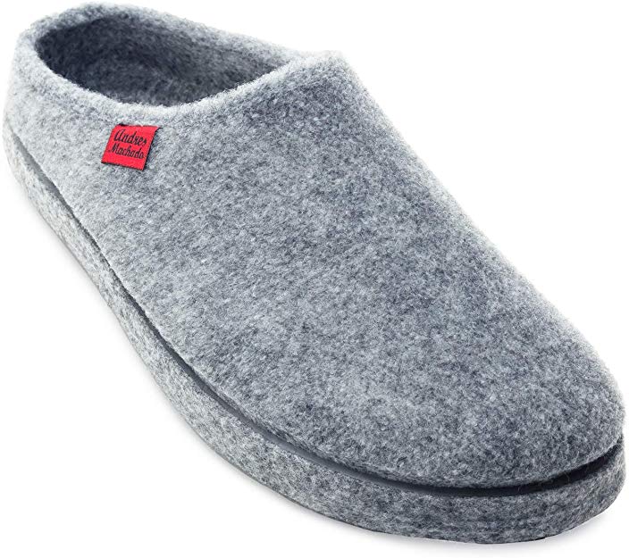 Andres Machado AM001 Comfortable Felt Slippers with Footbed Made in Spain Unisex - Small, Medium & Big Sizes: UK 0.5 to 14 / EU 32 to 50.   Child UK 8 to 12 / EU 26 to 31