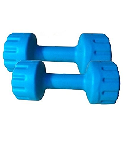 Aurion PVC5 Plastic Dumbell Set, 10Kg (Blue)