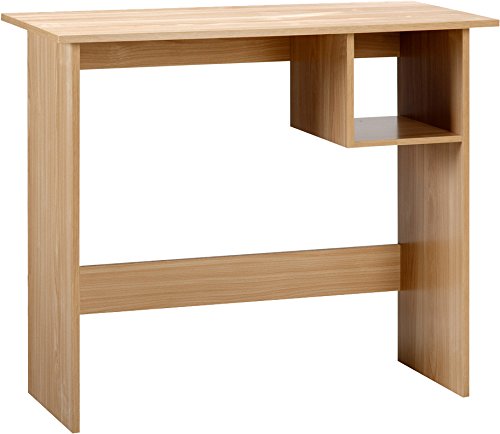Comfort Products 50-7004OK Modern Desk with Storage Compartment, Oak