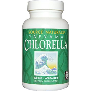 Source Naturals Chlorella From Yaeyama 200 mg Tabs, 600 ct