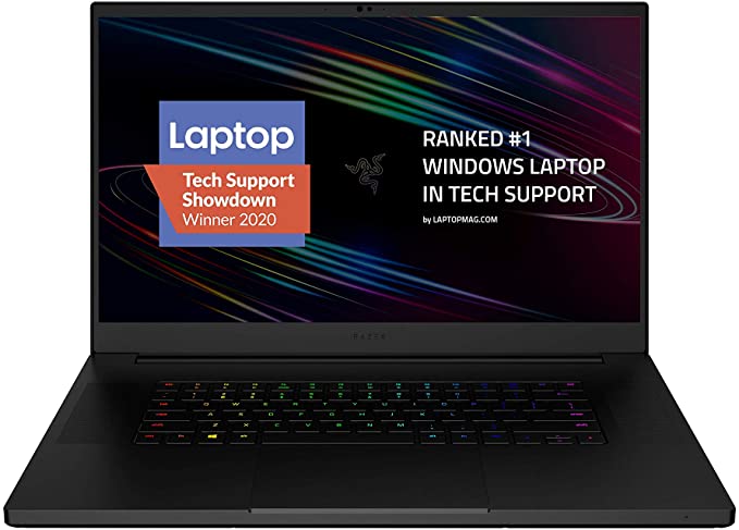 Razer Blade Pro 17 Gaming Laptop 2020: Intel Core i7-10875H 8-Core, NVIDIA GeForce RTX 2080 Super Max-Q, 17.3" FHD 300Hz, 16GB RAM, 512GB SSD, CNC Aluminum, Chroma RGB, Thunderbolt 3, SD Card Reader