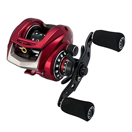 Piscifun® Kylin Baitcasting Fishing Reel Right Left Handed Magnetic Brake System Saltwater Baitcaster Reels with Aluminum Frame Good for Casting Rod and Braided Mono Fishing Line