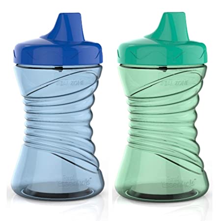 First Essentials by NUK Fun Grips Hard Spout Sippy Cup, 10 oz, 2-Pack (69729)