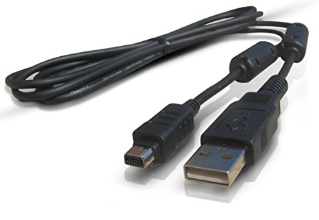 Replacement Olympus CB-USB5 / CB-USB6 / CB-USB8 USB Cable Cord Lead (For Image Transfer / Supports Charging in Select models) for Select Camedia / Creator / Mju / Mju Tough / Pen / Stylus / Traveller Digital Camera etc (Models Stated Below)
