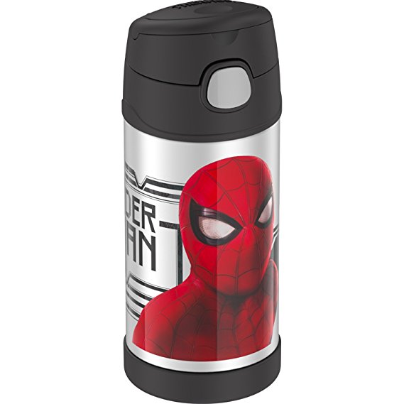 Thermos Funtainer 12 Ounce Bottle, Spiderman Homecoming