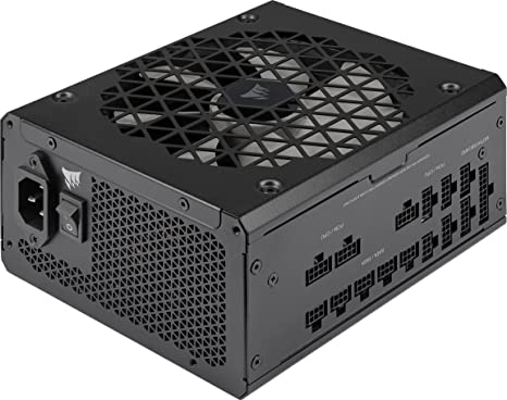 Corsair RM1000x Shift Fully Modular ATX Power Supply - Modular Side Interface - ATX 3.0 & PCIe 5.0 Compliant - Zero RPM Fan Mode - 105°C-Rated Capacitors - 80 Plus Gold Efficiency - Black