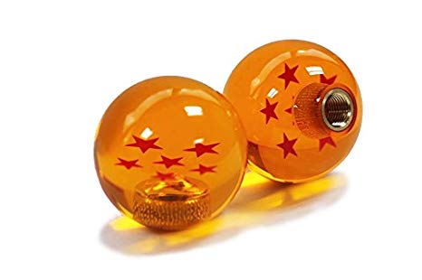 Kei Project Dragon ball Z Star Manual Stick Shift Knob With Adapters Fits Most Cars (6 Star)