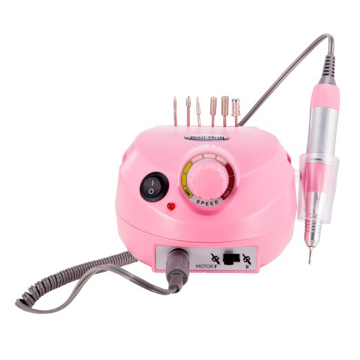 CO-Z Professional Electric Nail Drill Machine Kit for Acrylic Manicure Pedicure 30,000 RPM