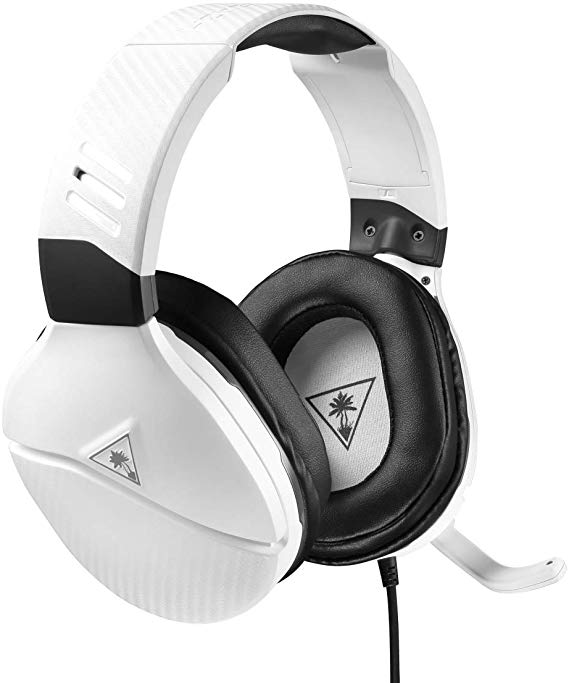 Turtle Beach Recon 200 White Amplified Gaming Headset - Xbox One, PS4, Nintendo Switch and PC