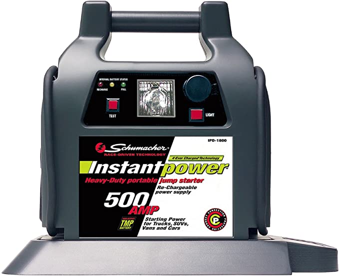 Schumacher IPD-1800 18-Ah Instant Power Jump-Starter with Docking Station