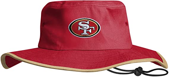 FOCO Men's NFL Team Logo Sport Outdoor Sun Bucket Boonie Hat