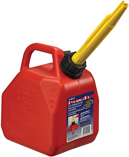 Scepter 5 Liter/1.25 Gallon Fuel Can, Red