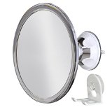 No Fog Shower Mirror with Rotating Locking Suction with Bonus Separate Razor Holder  Next Step in Shaving Mirror Technology  Adjustable Arm for Easy Positioning  Best Personal Mirror for Shaving You Will Ever Buy Ideal Travel Mirror
