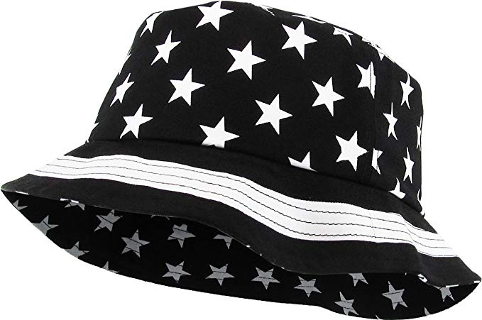 KBETHOS USA American Flag Print Bucket Hat Cotton Summer Boonie