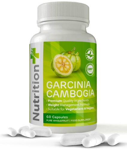 Garcinia Cambogia - 1000MG High Strength Serving - 2 Free Gifts With Every Order! - For Men and Women - 60 Capsules - 1 Month Supply - 100% Money Back Guarantee - 100% Suitable For Vegetarians